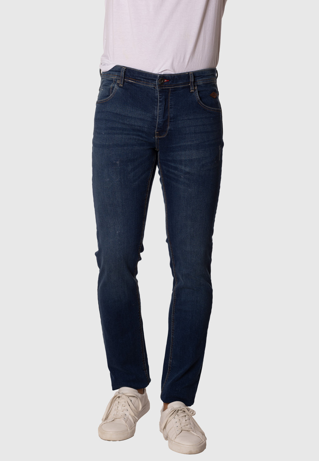 Pantalón vaquero azul claro custom fit para hombre