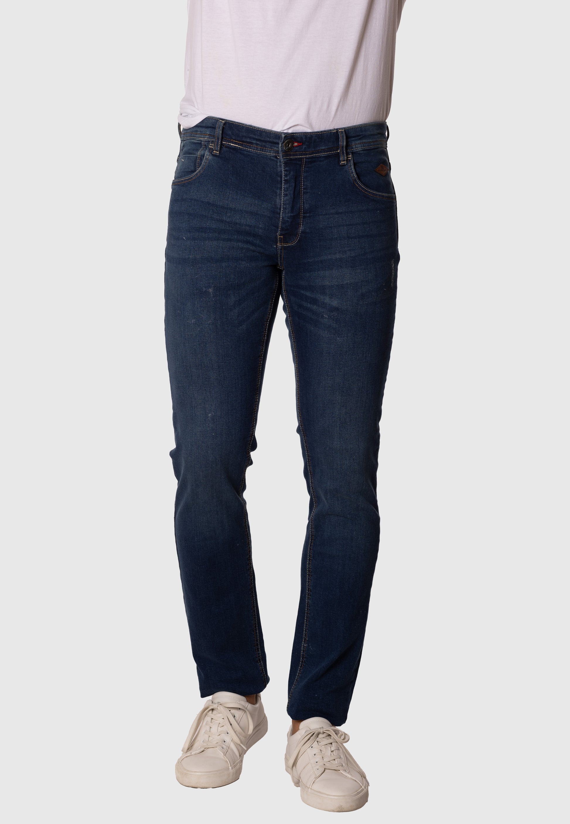 Pantalón vaquero azul claro custom fit para hombre