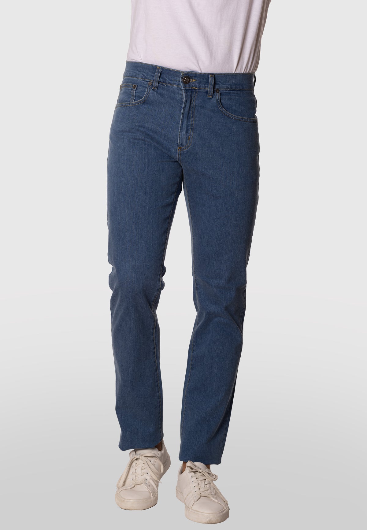Pantalón vaquero azul claro regular fit para hombre