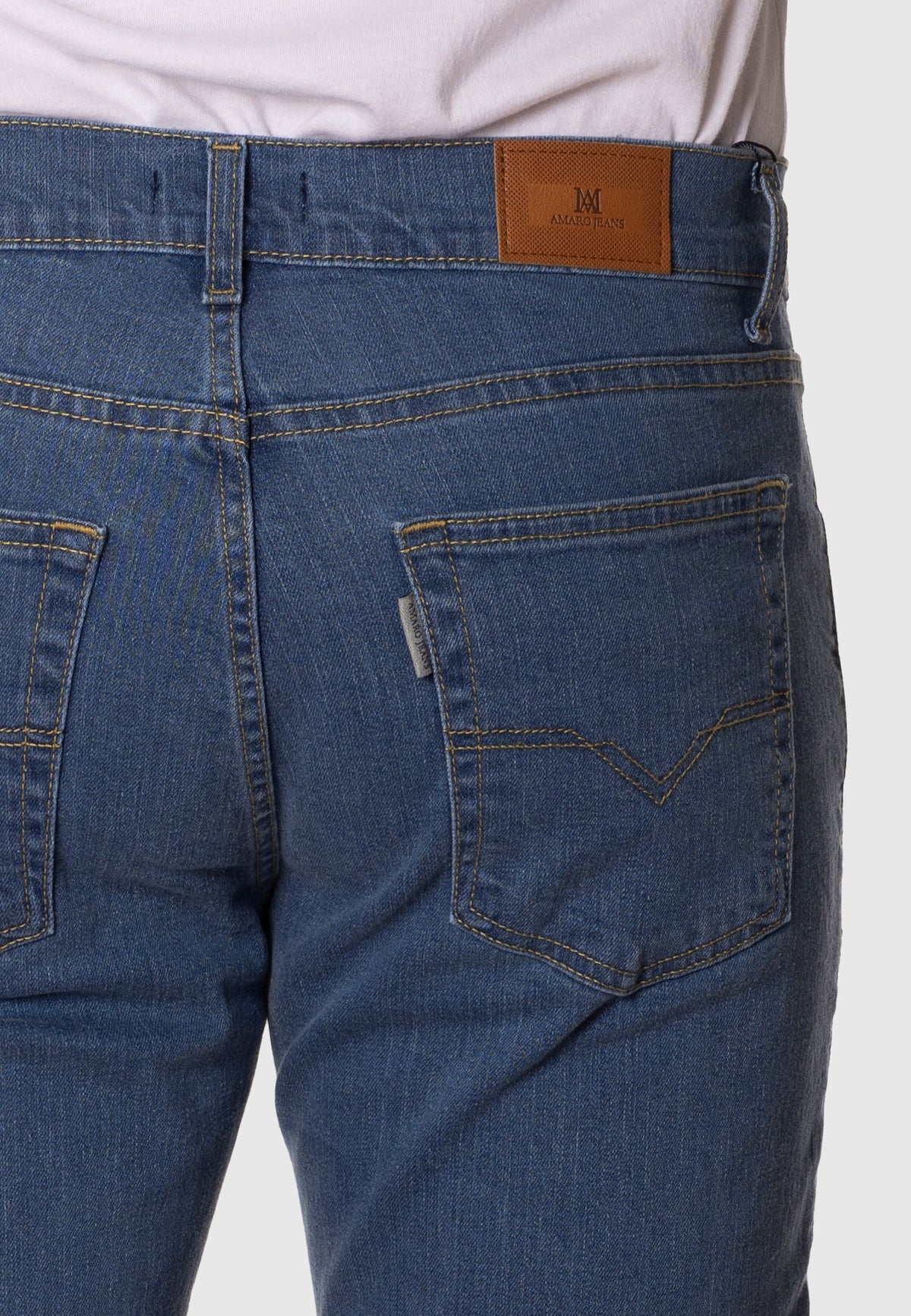 Pantalón vaquero azul claro regular fit para hombre