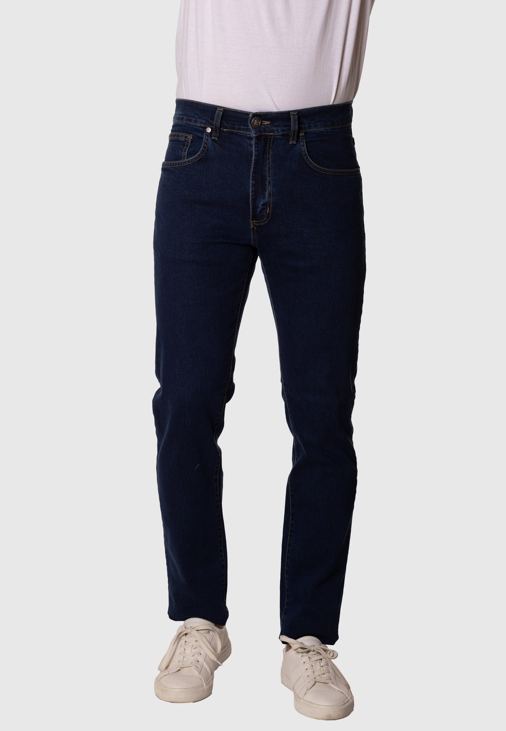 Pantalón vaquero azul oscuro regular fit para hombre