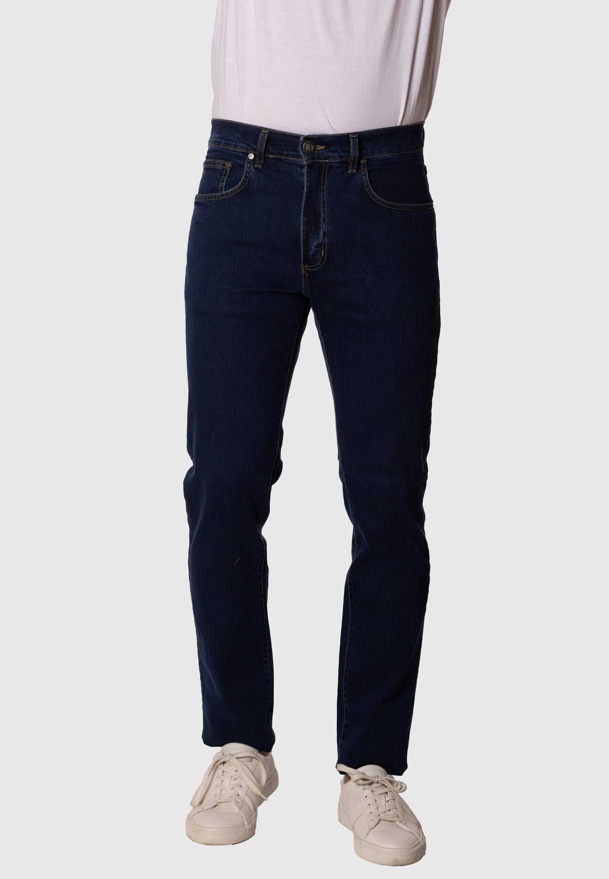Pantalón vaquero azul oscuro regular fit para hombre
