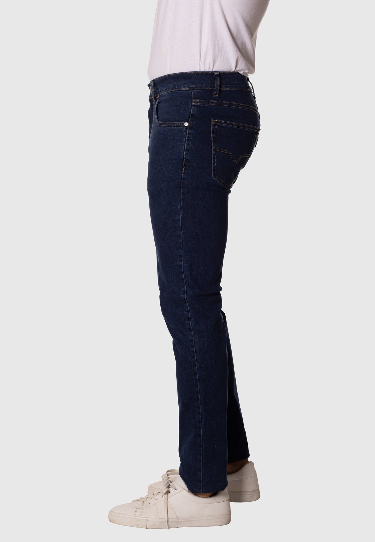 Pantalón vaquero azul oscuro regular fit para hombre