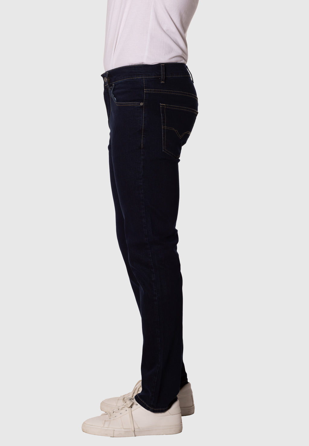 Pantalón vaquero marino regular fit para hombre