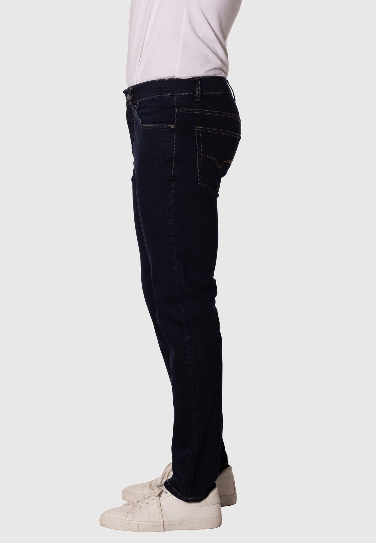 Pantalón vaquero marino regular fit para hombre