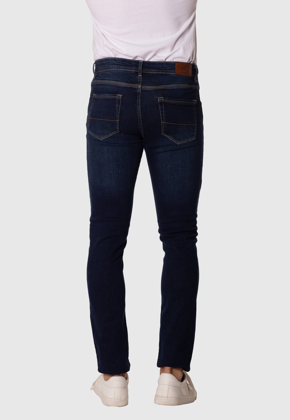 Pantalón vaquero azul oscuro custom fit para hombre
