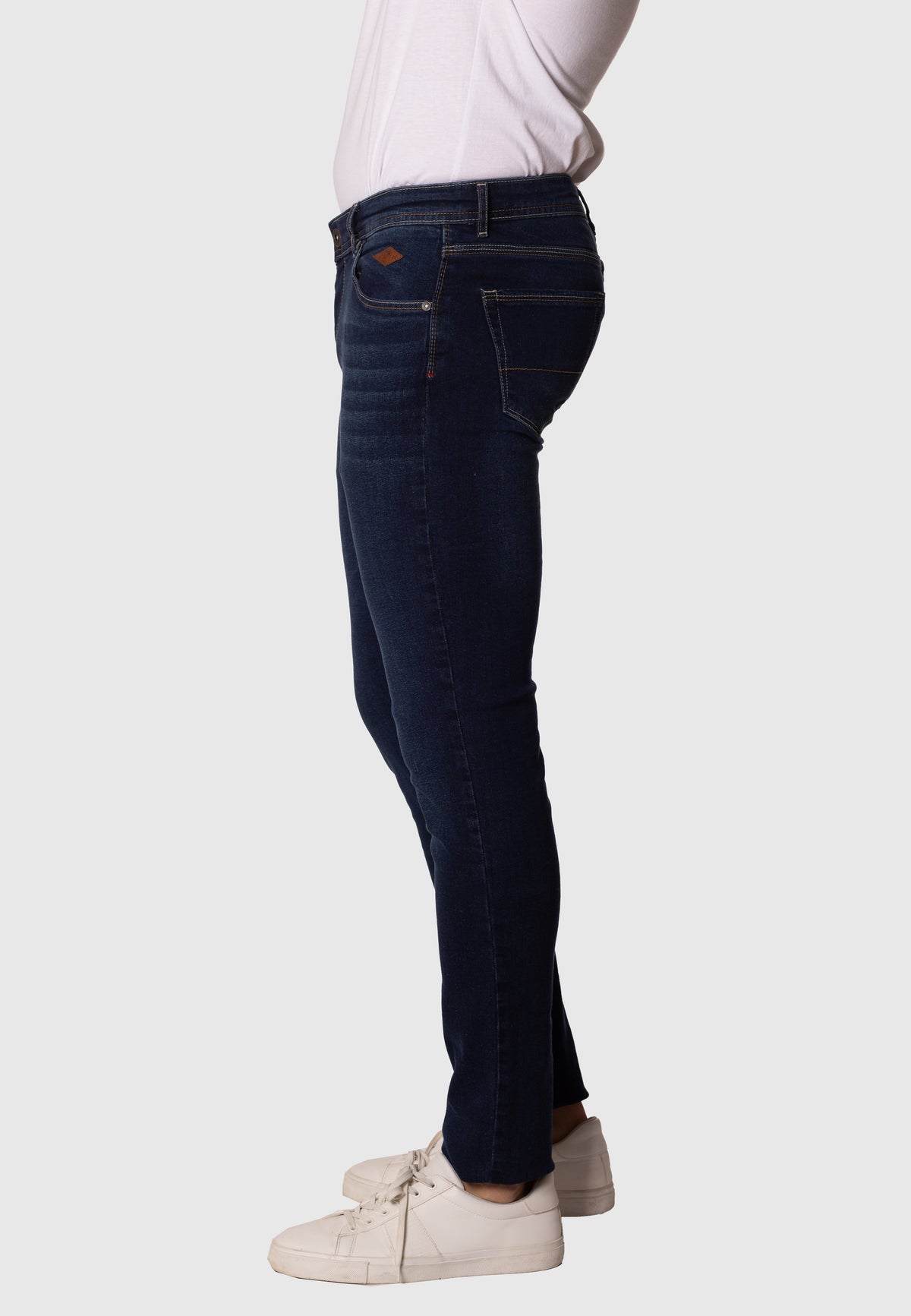 Pantalón vaquero azul oscuro custom fit para hombre