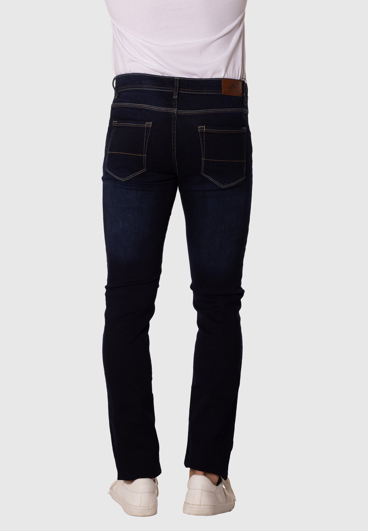 Pantalón vaquero marino custom fit para hombre