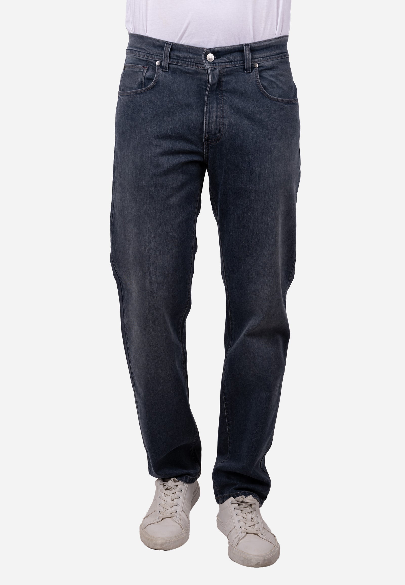 Pantalón Vaquero 5 Bolsillos Extra Regular Fit Gris