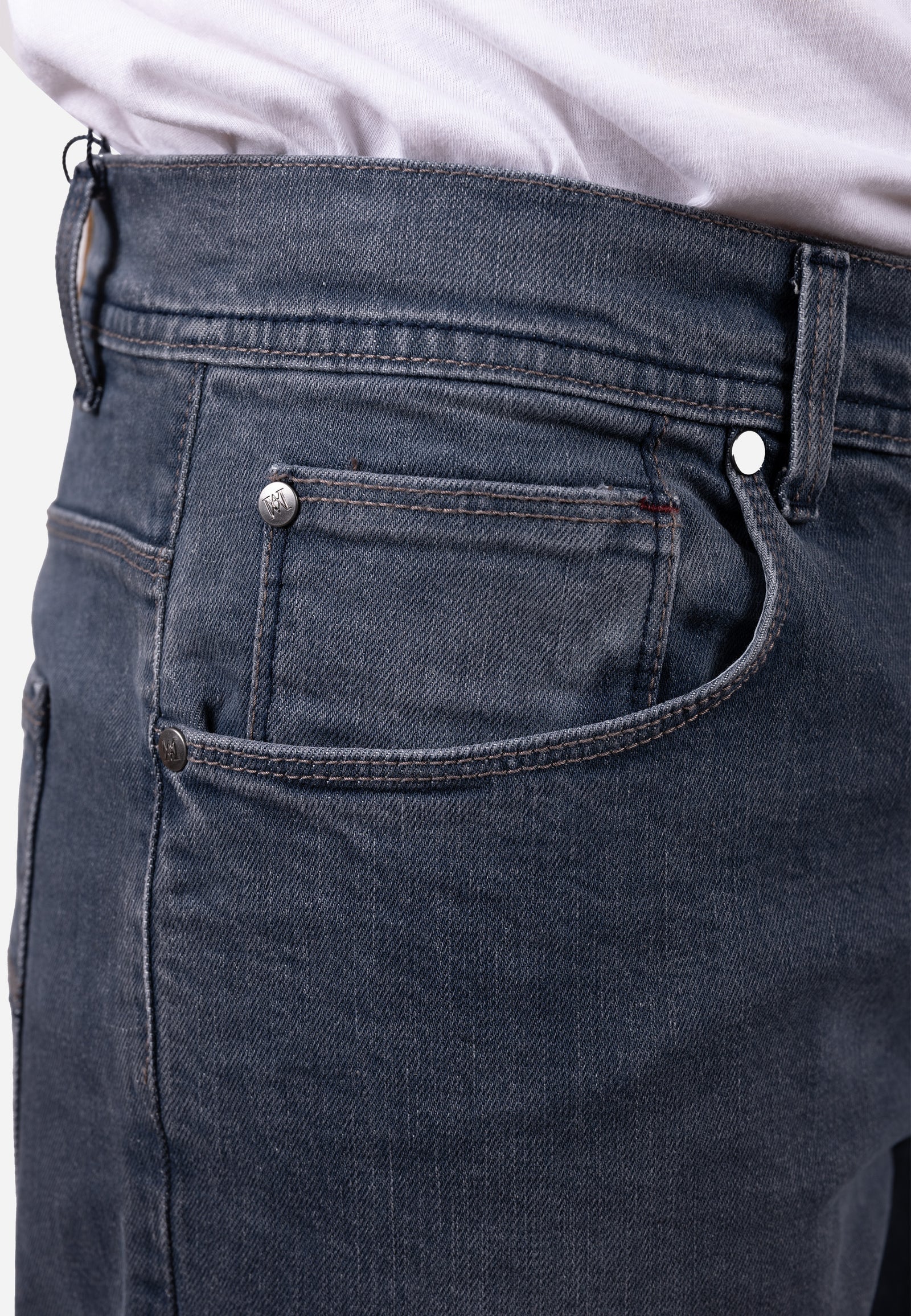 Pantalón Vaquero 5 Bolsillos Extra Regular Fit Gris