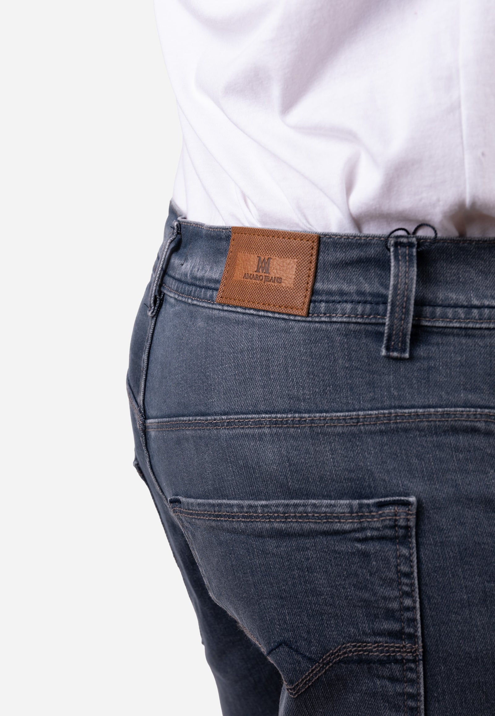 Pantalón Vaquero 5 Bolsillos Extra Regular Fit Gris