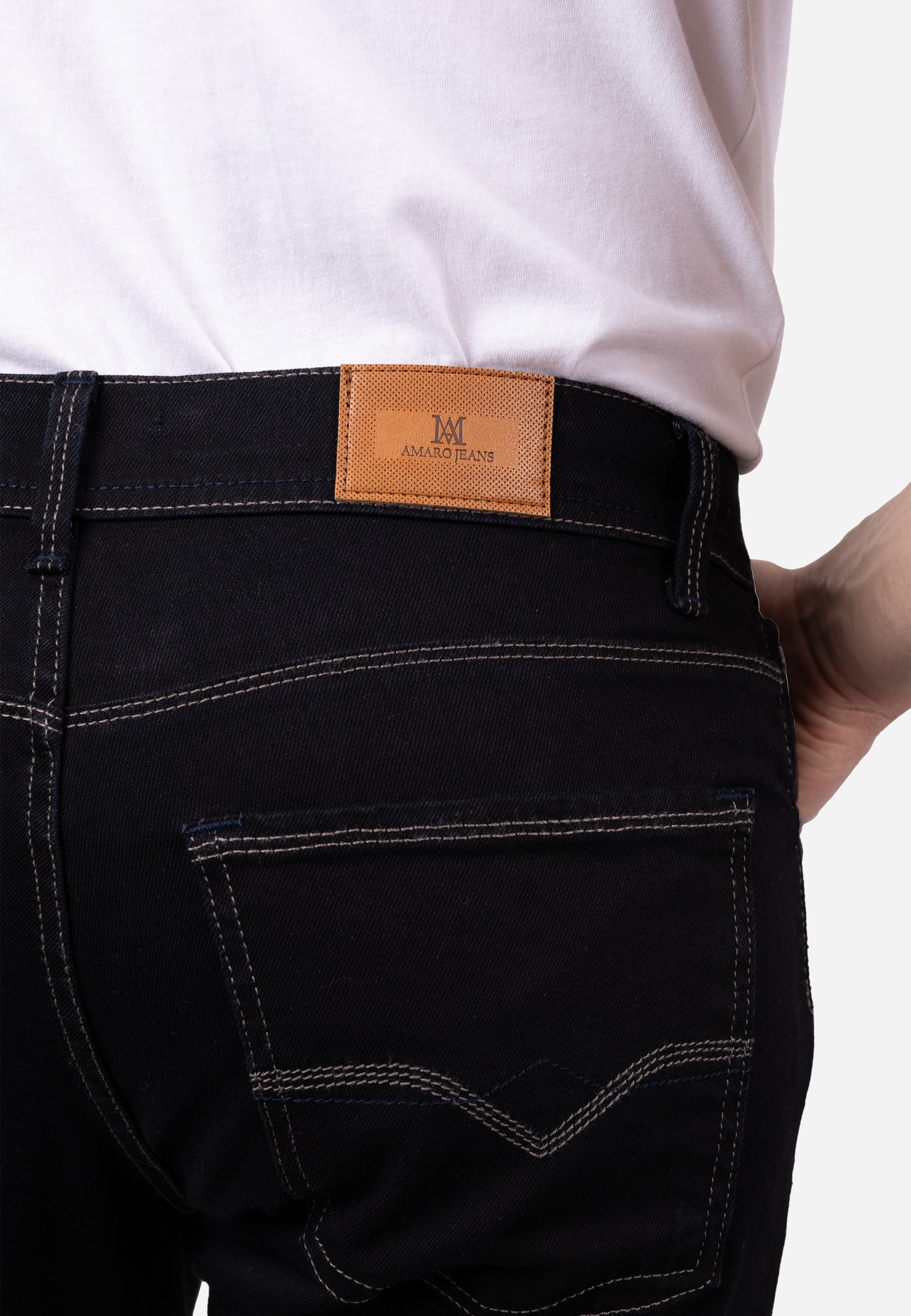 Pantalón Vaquero 5 Bolsillos Extra Regular Fit Negro