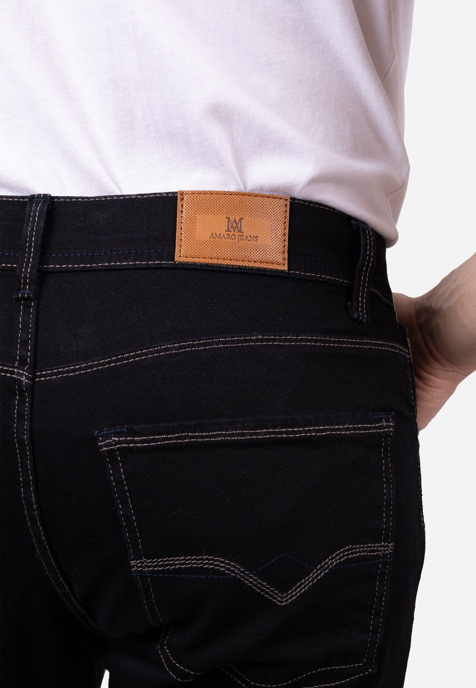 Pantalón Vaquero 5 Bolsillos Extra Regular Fit Negro