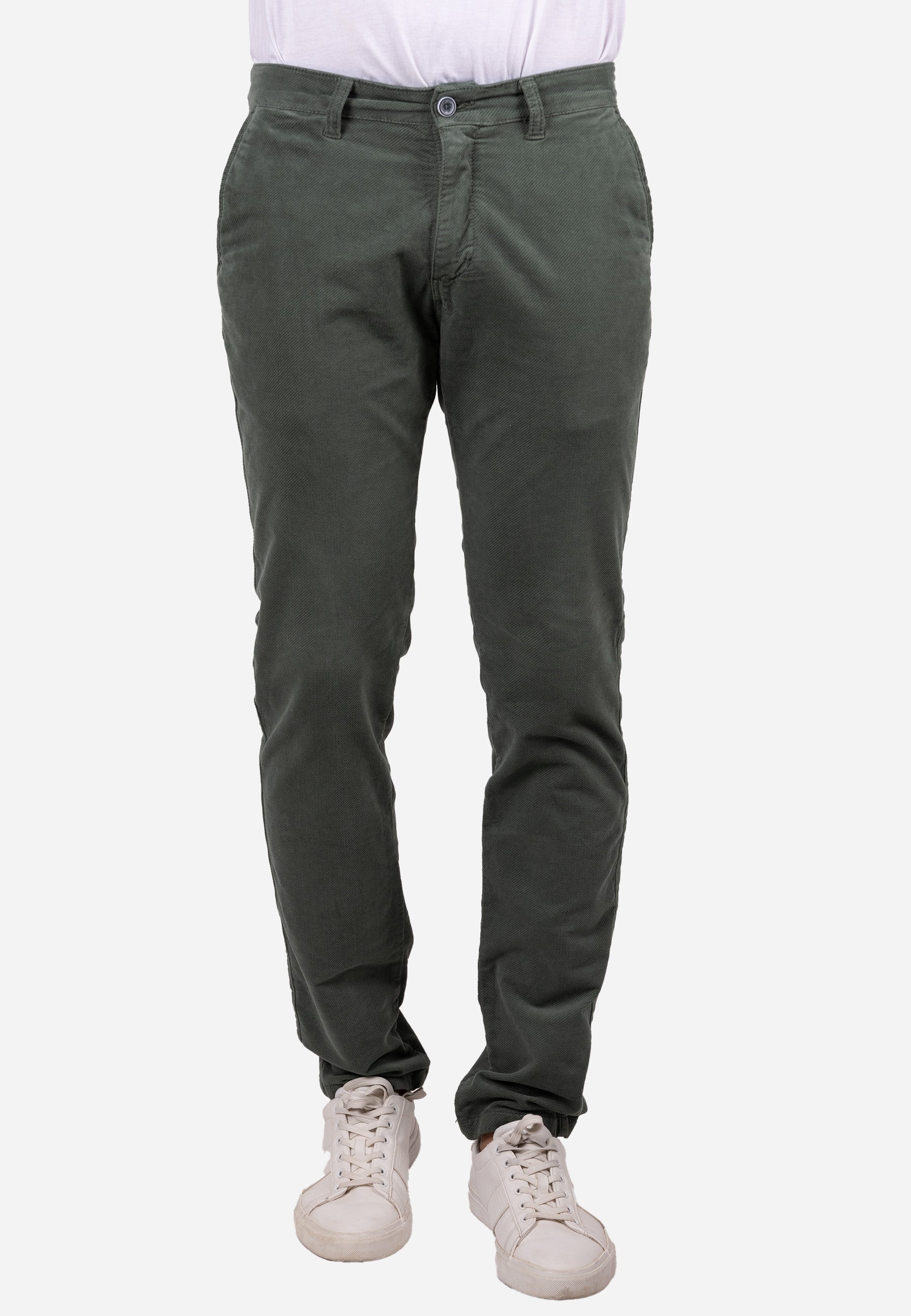 Pantalón Chino de Micropana Hombre Verde