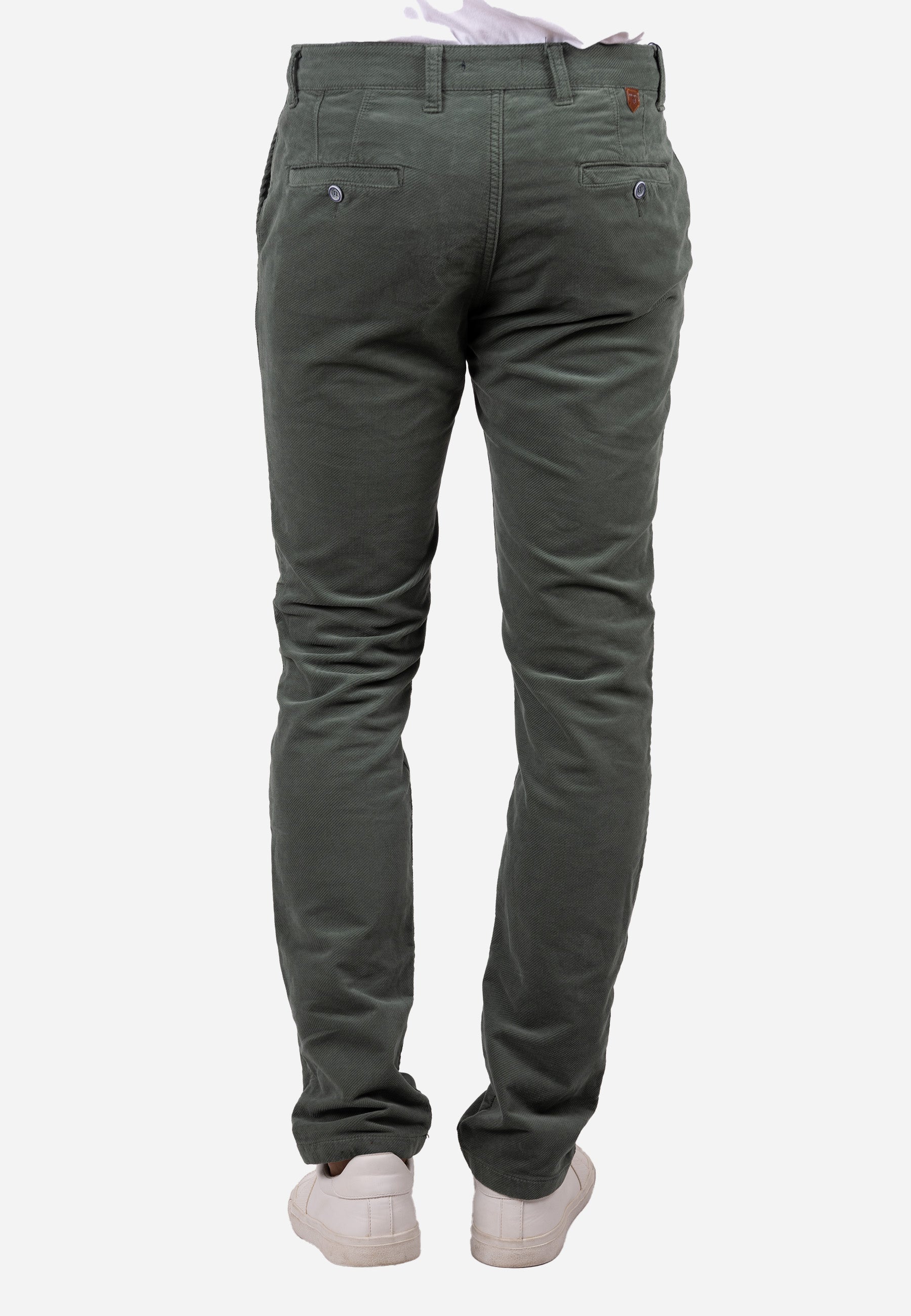Pantalón Chino de Micropana Hombre Verde
