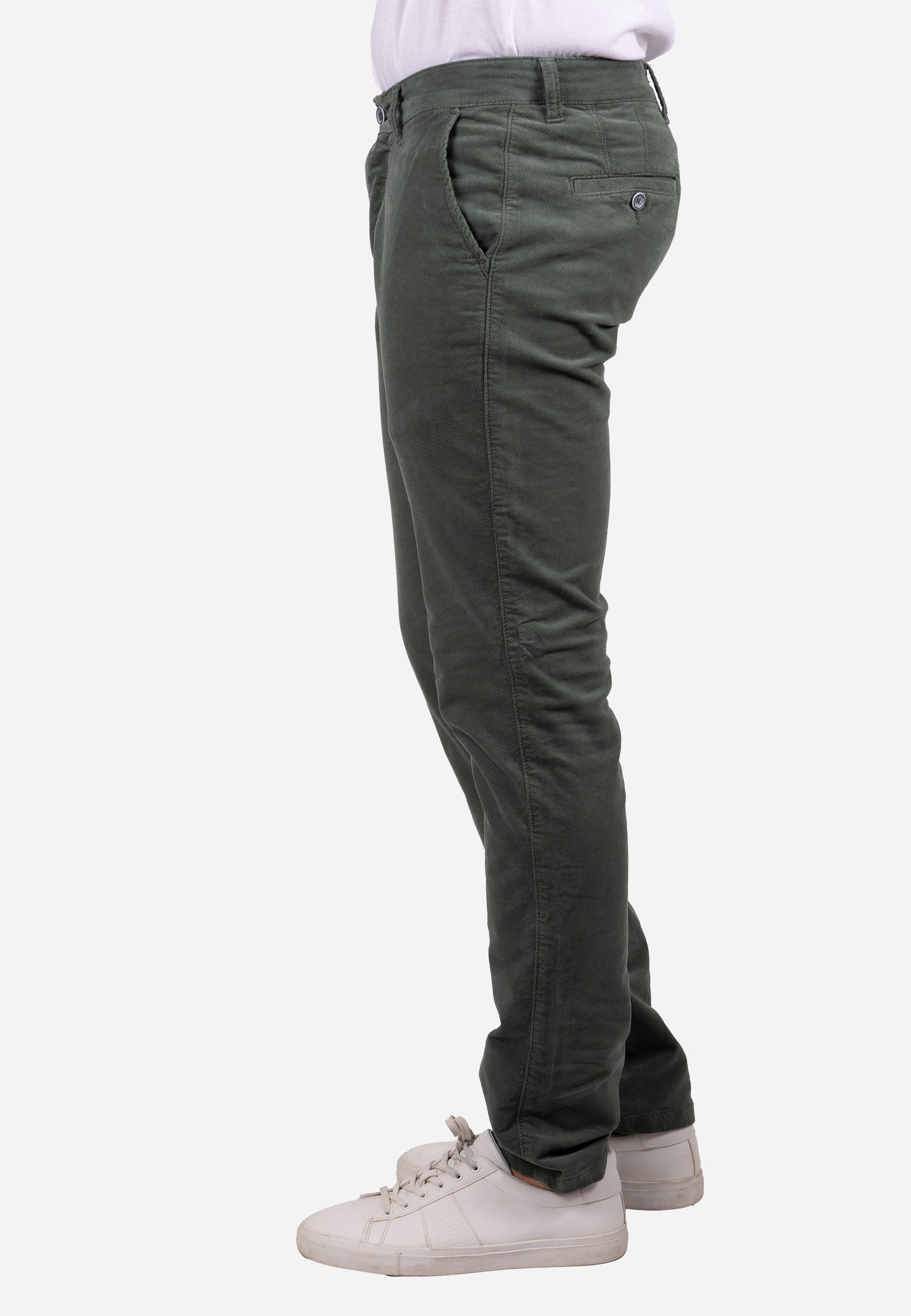 Pantalón Chino de Micropana Hombre Verde