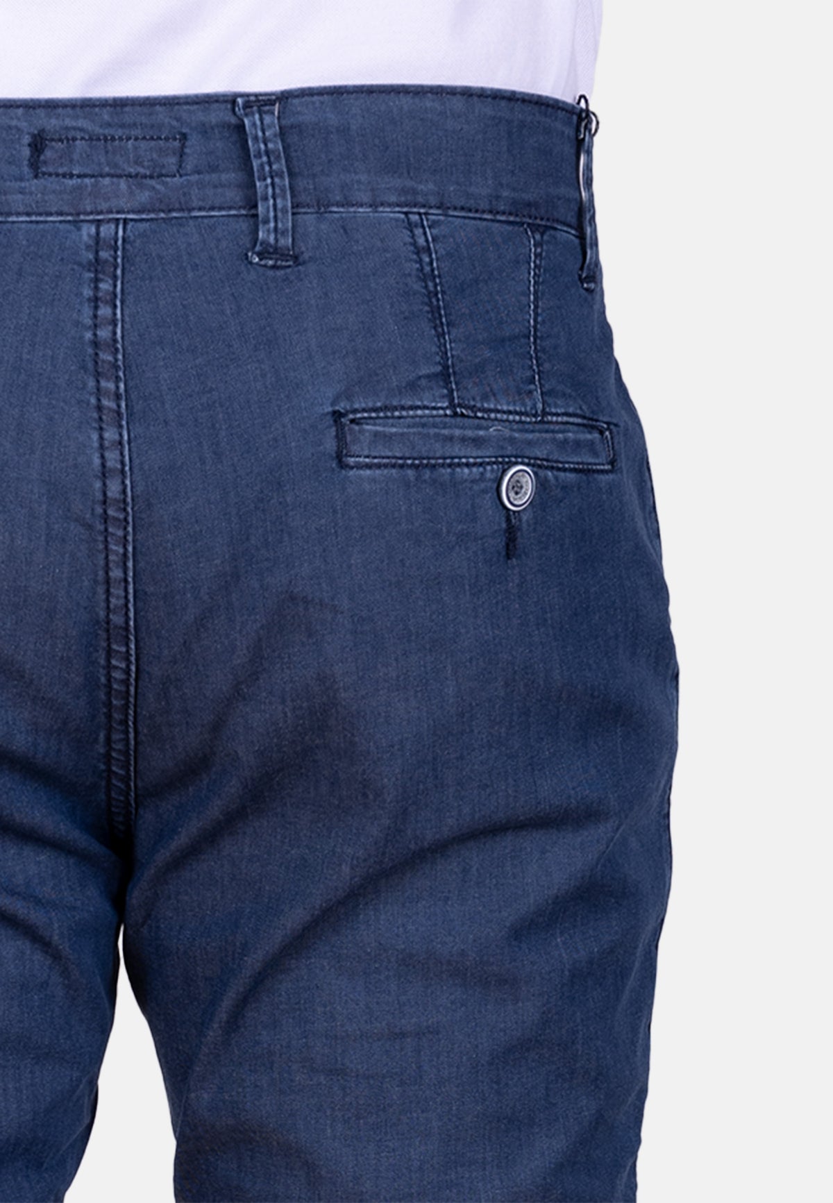 Pantalón chino efecto vaquero piedra tencel