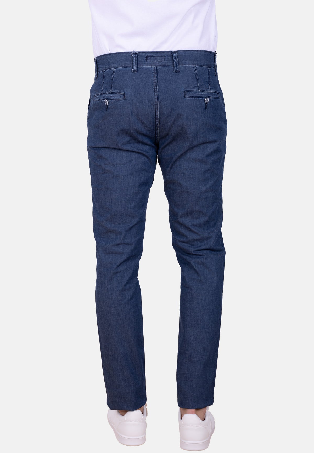 Pantalón chino efecto vaquero piedra tencel