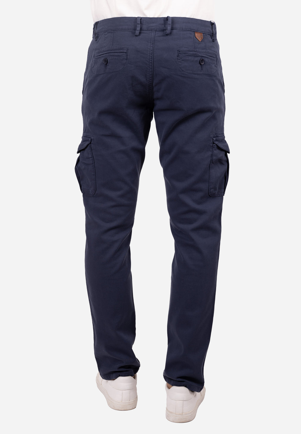 Pantalón cargo azul marino regular fit para hombre