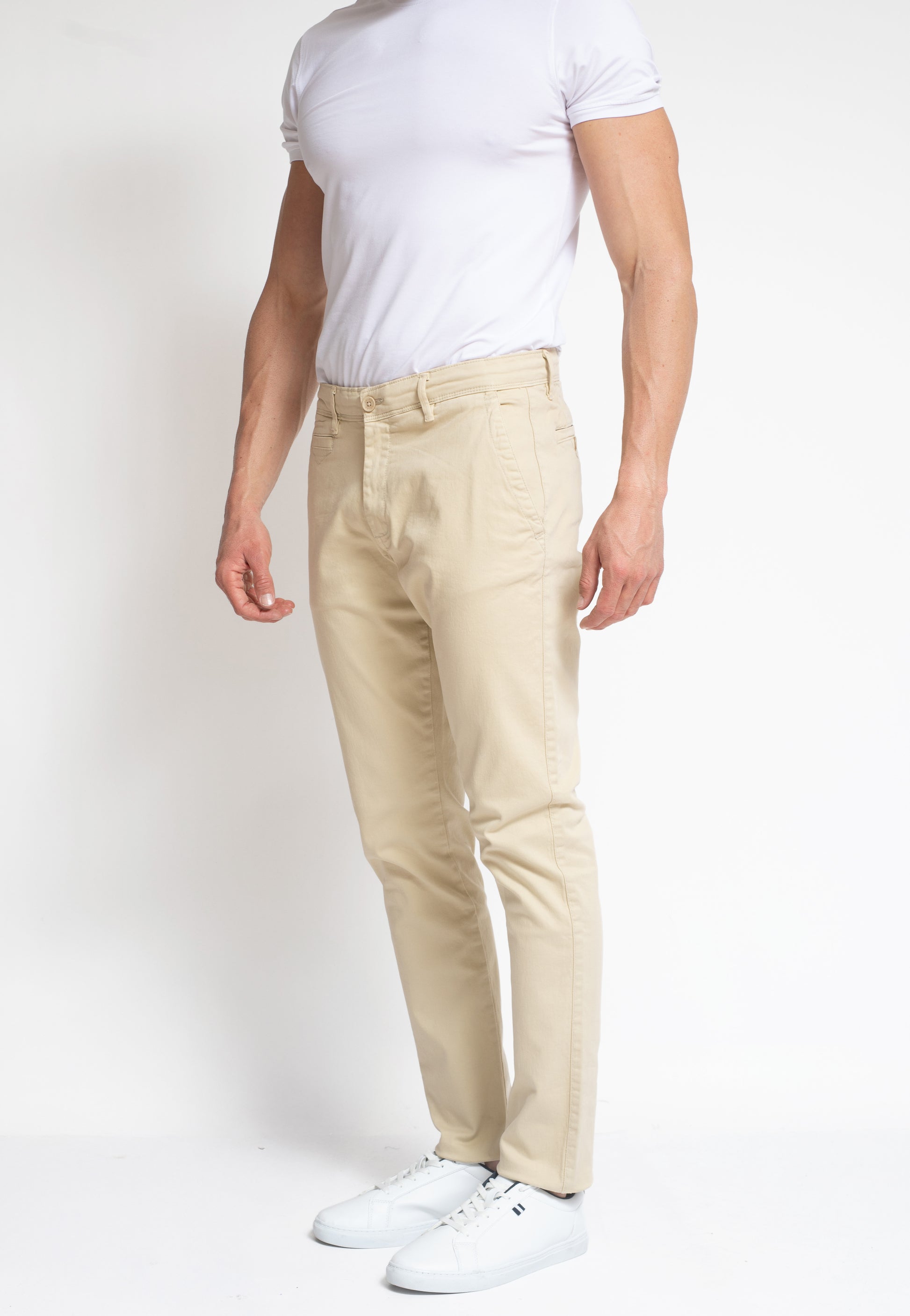 Pantalón Chino Hombre Slim Fit Palacio Beige