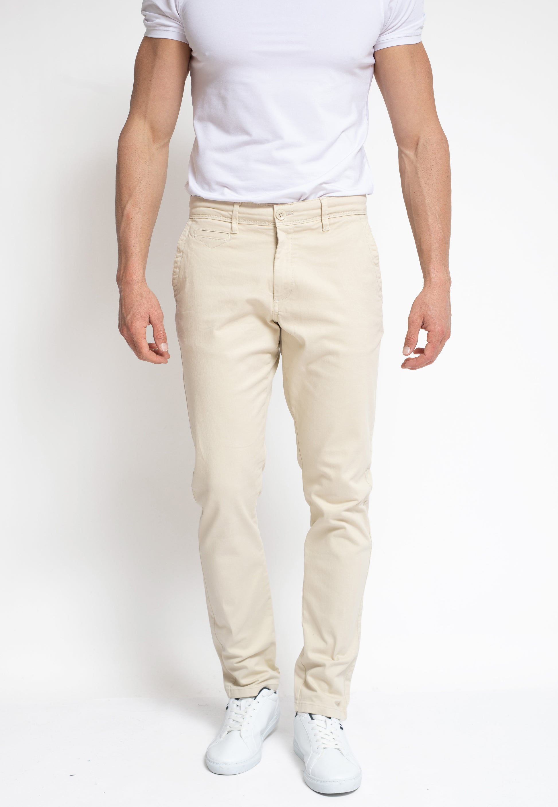 Pantalón Chino Hombre Slim Fit Palacio Crudo