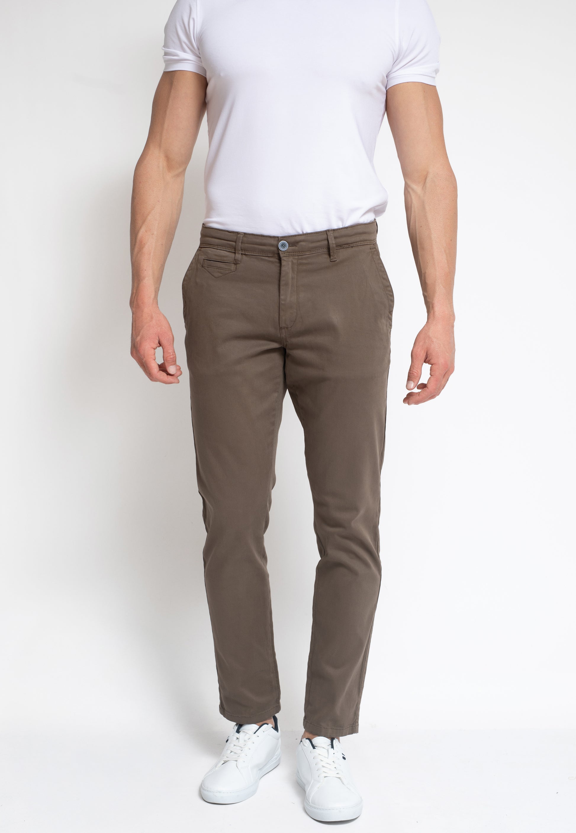 Pantalón Chino Hombre Slim Fit Palacio Taupe