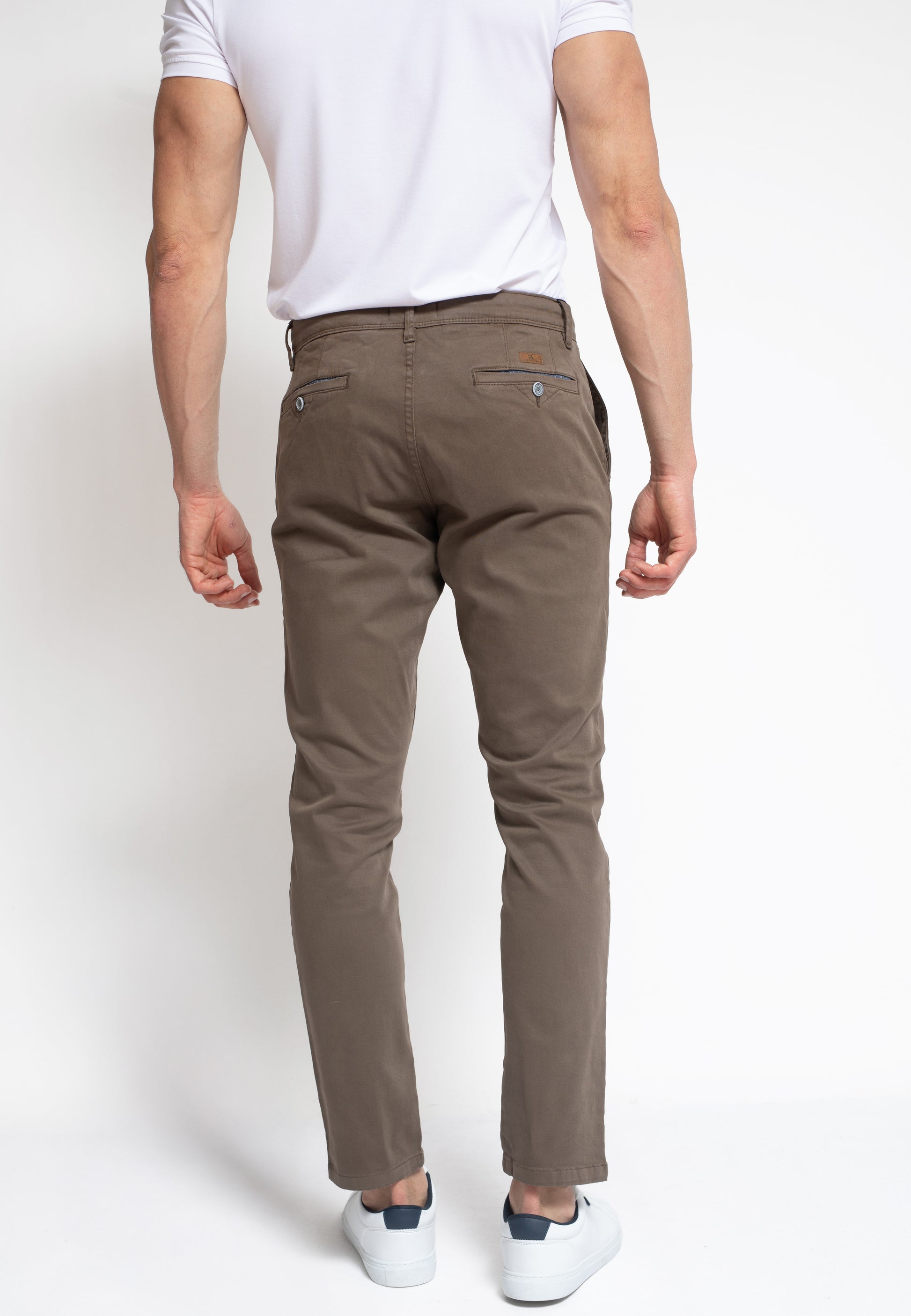 Pantalón Chino Hombre Slim Fit Palacio Taupe