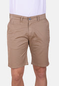 Bermuda chino camel básica tejido fino y ajuste