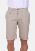 Bermuda chino beige micropunto elástico