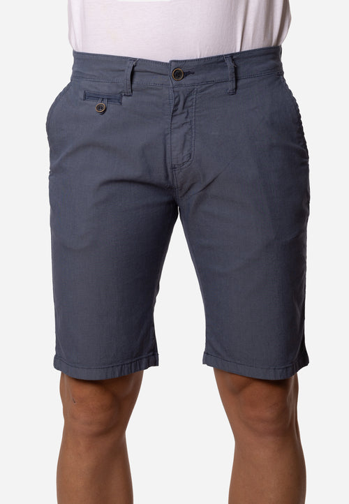 Bermuda Chino Hombre Azul Petróleo