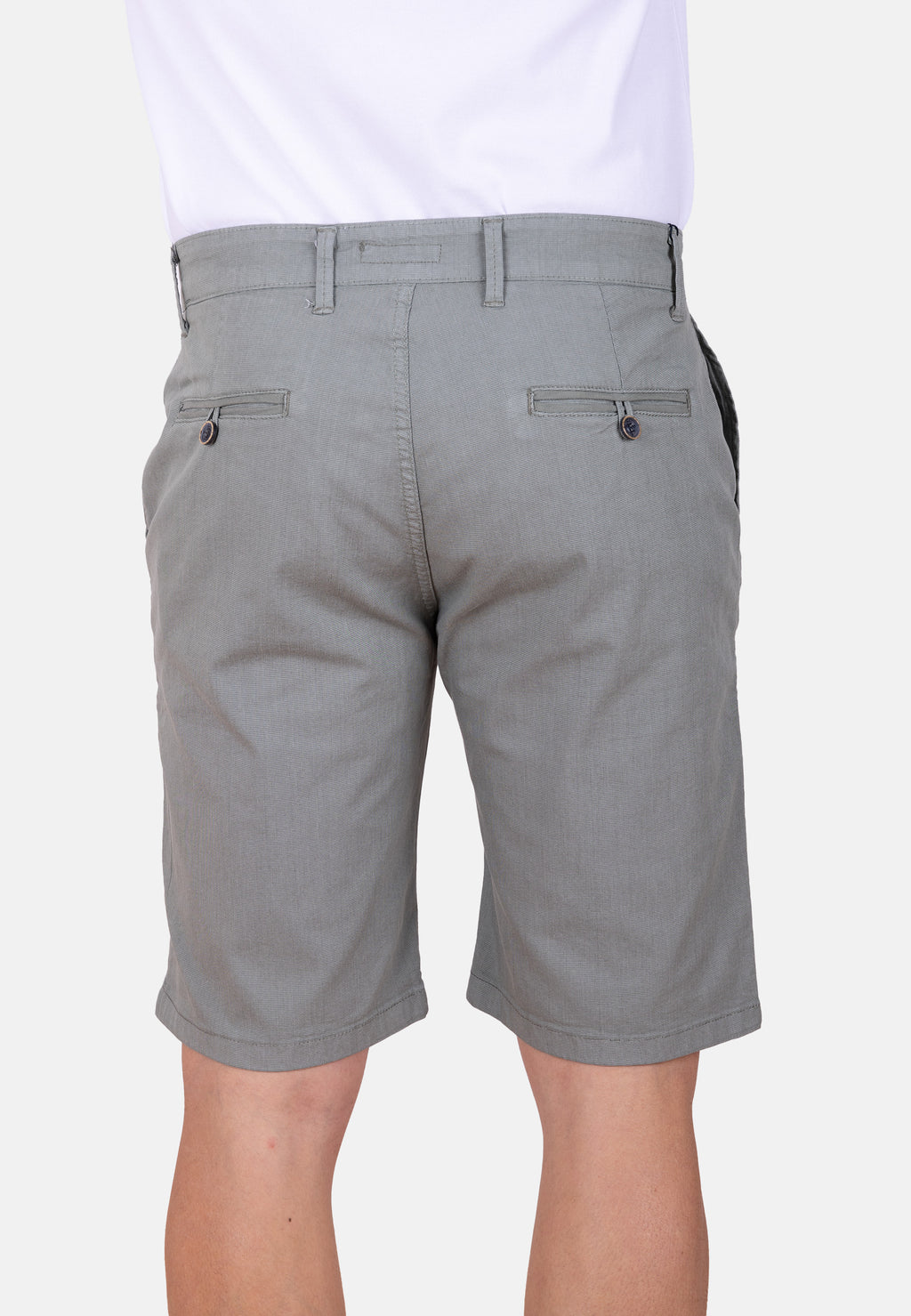 Bermuda chino kaki micropunto elástico