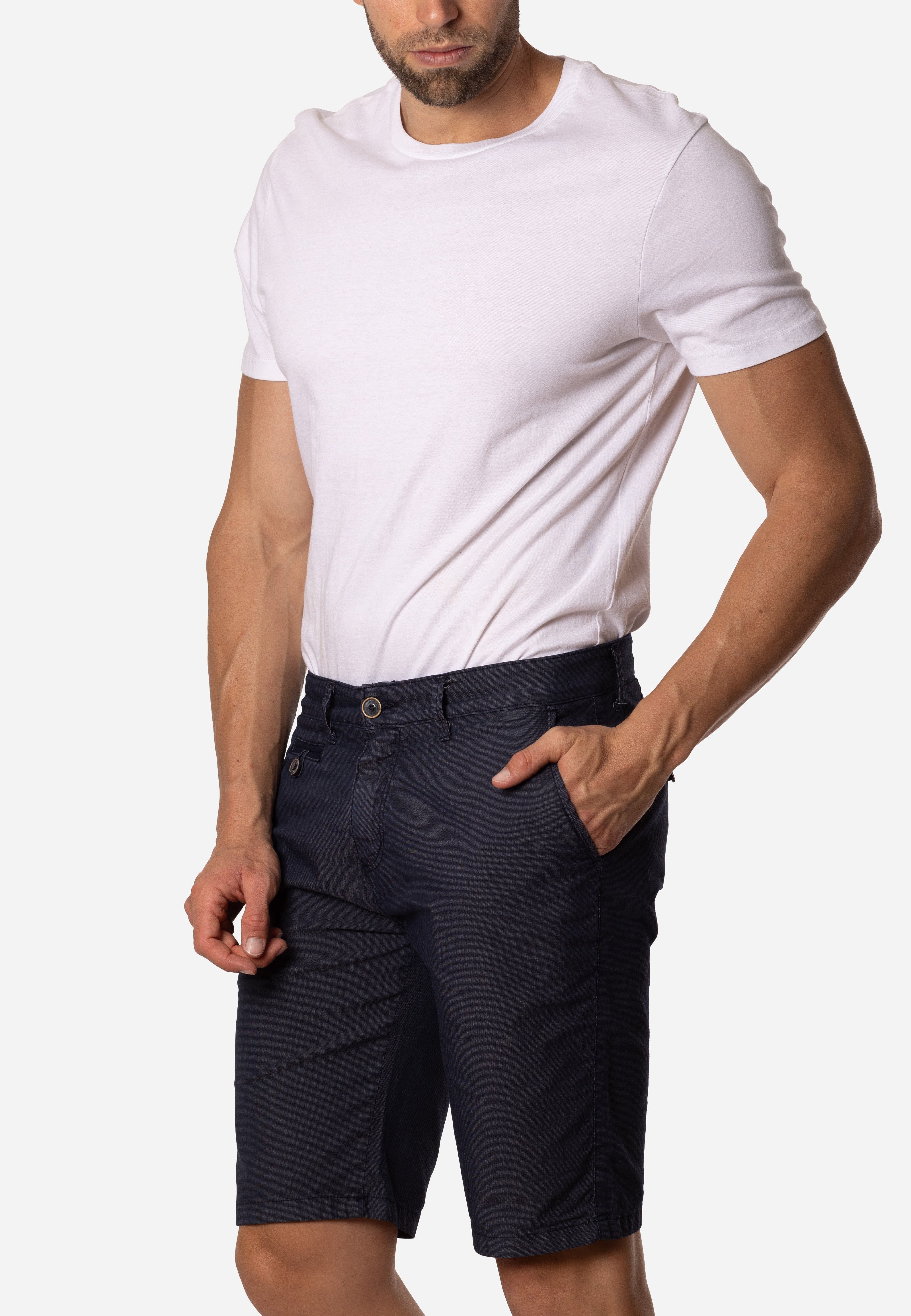 Bermuda Chino Hombre Azul Marino Mirador
