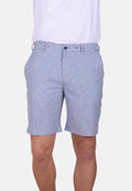 Bermuda chino de rayas azules y blancas con cordón ajustable