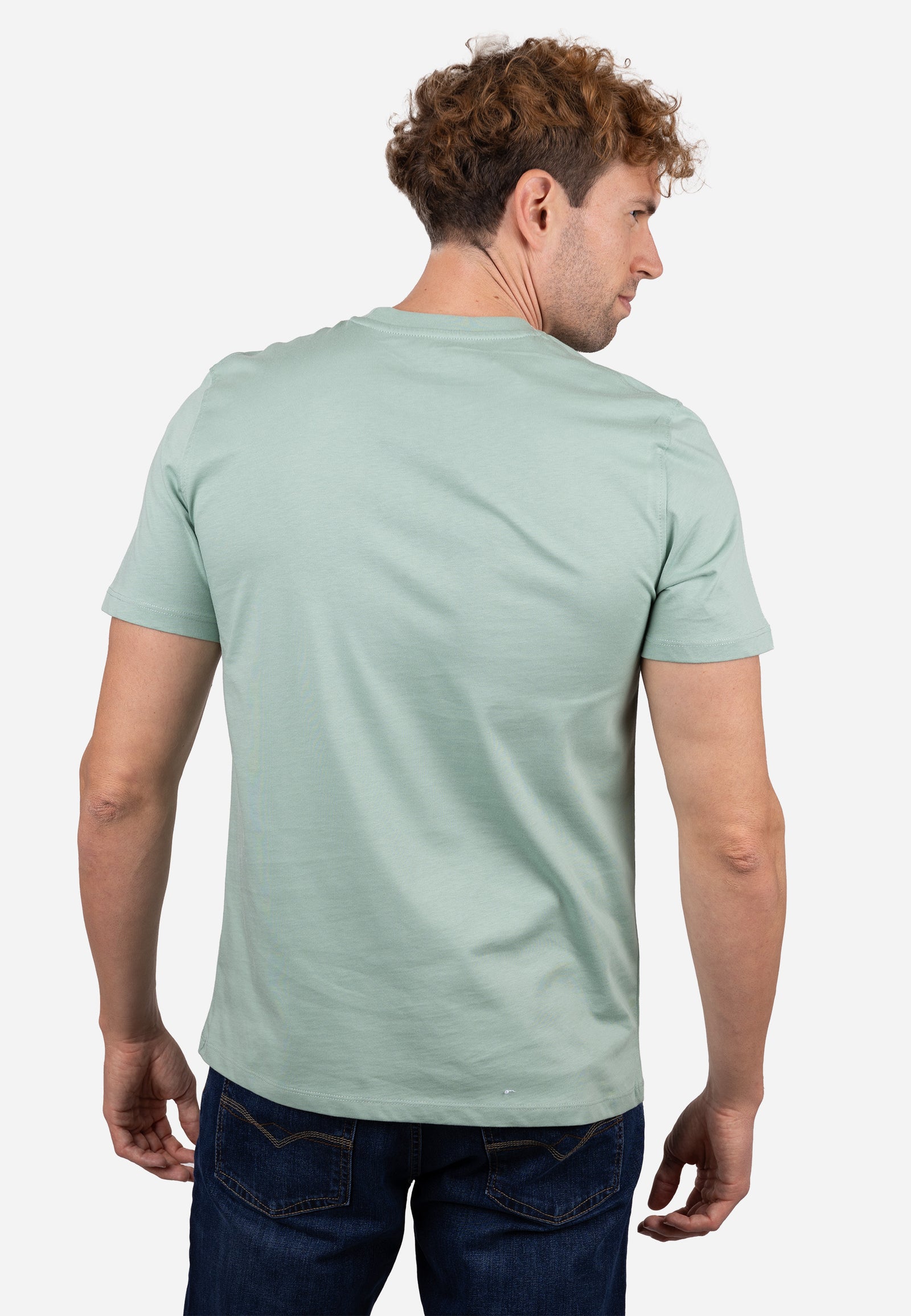 Camiseta AMARO Logo Essentials 100% Algodón Verde