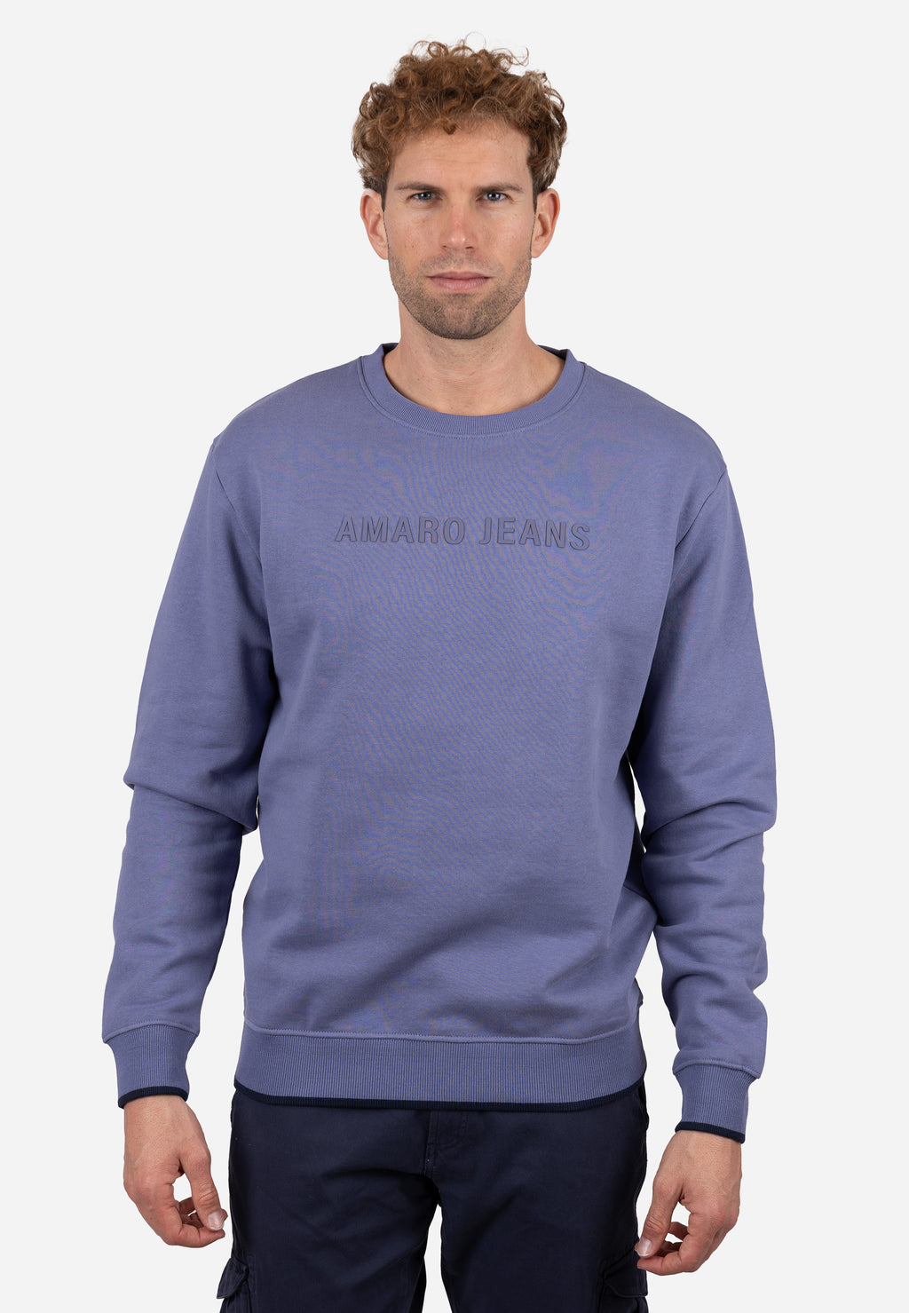 Sudadera Indigo con Bordado AMARO JEANS