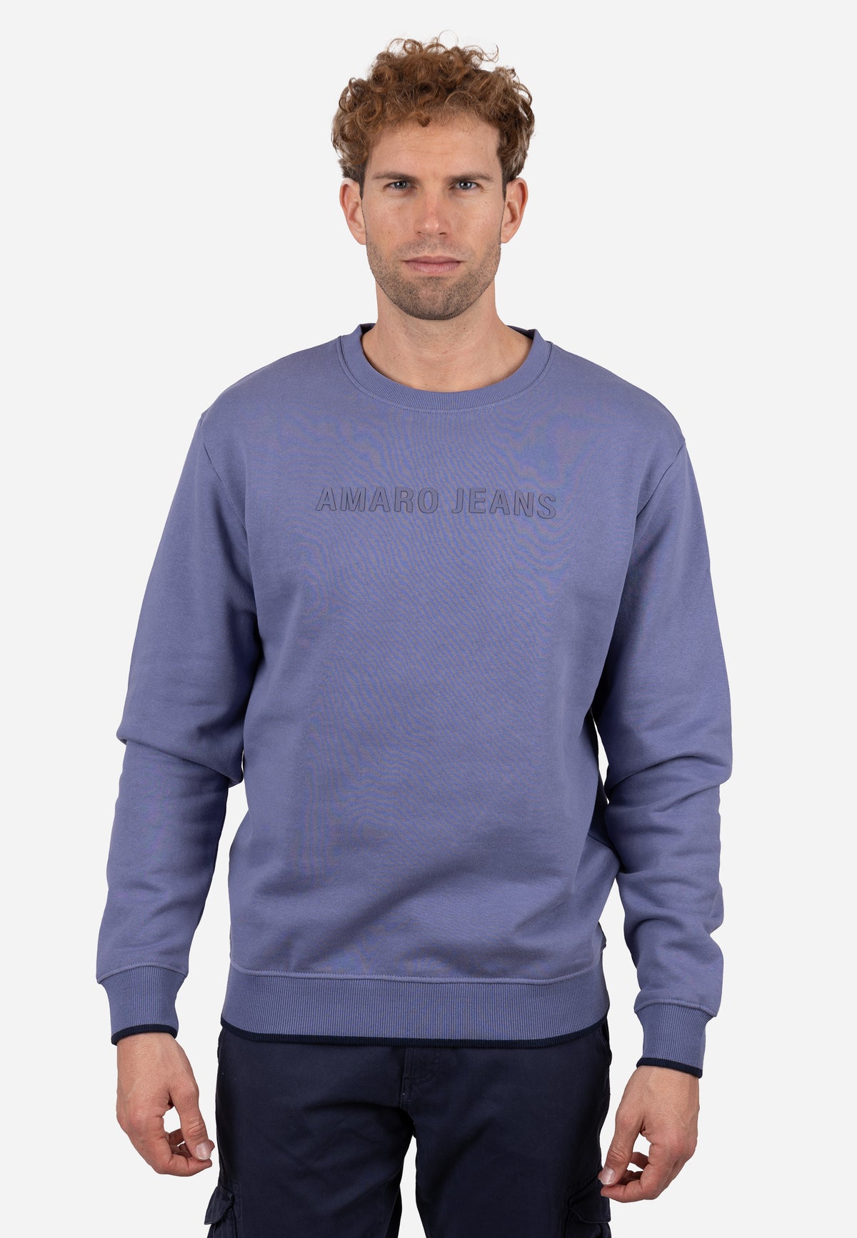 Sudadera Indigo con Bordado AMARO JEANS