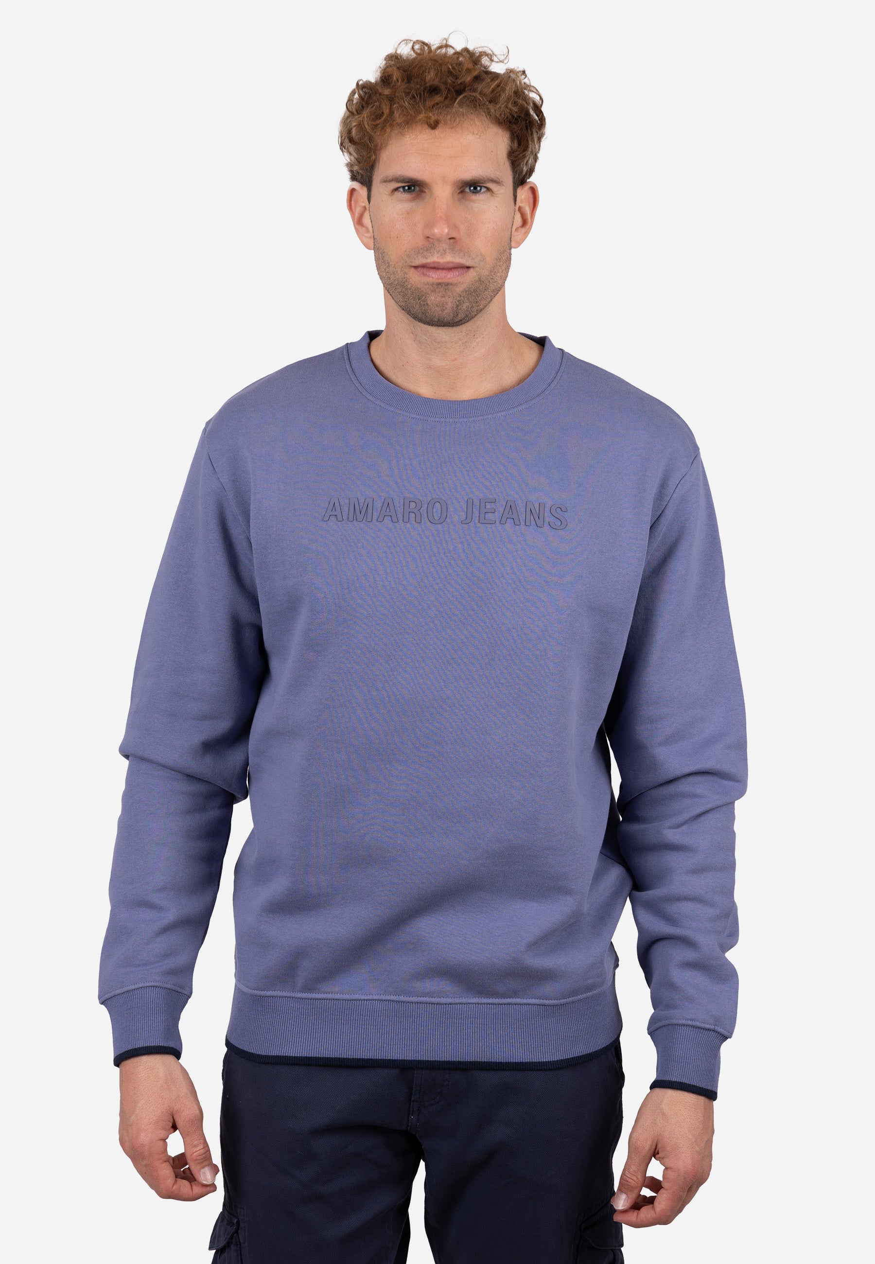 Sudadera Indigo con Bordado AMARO JEANS