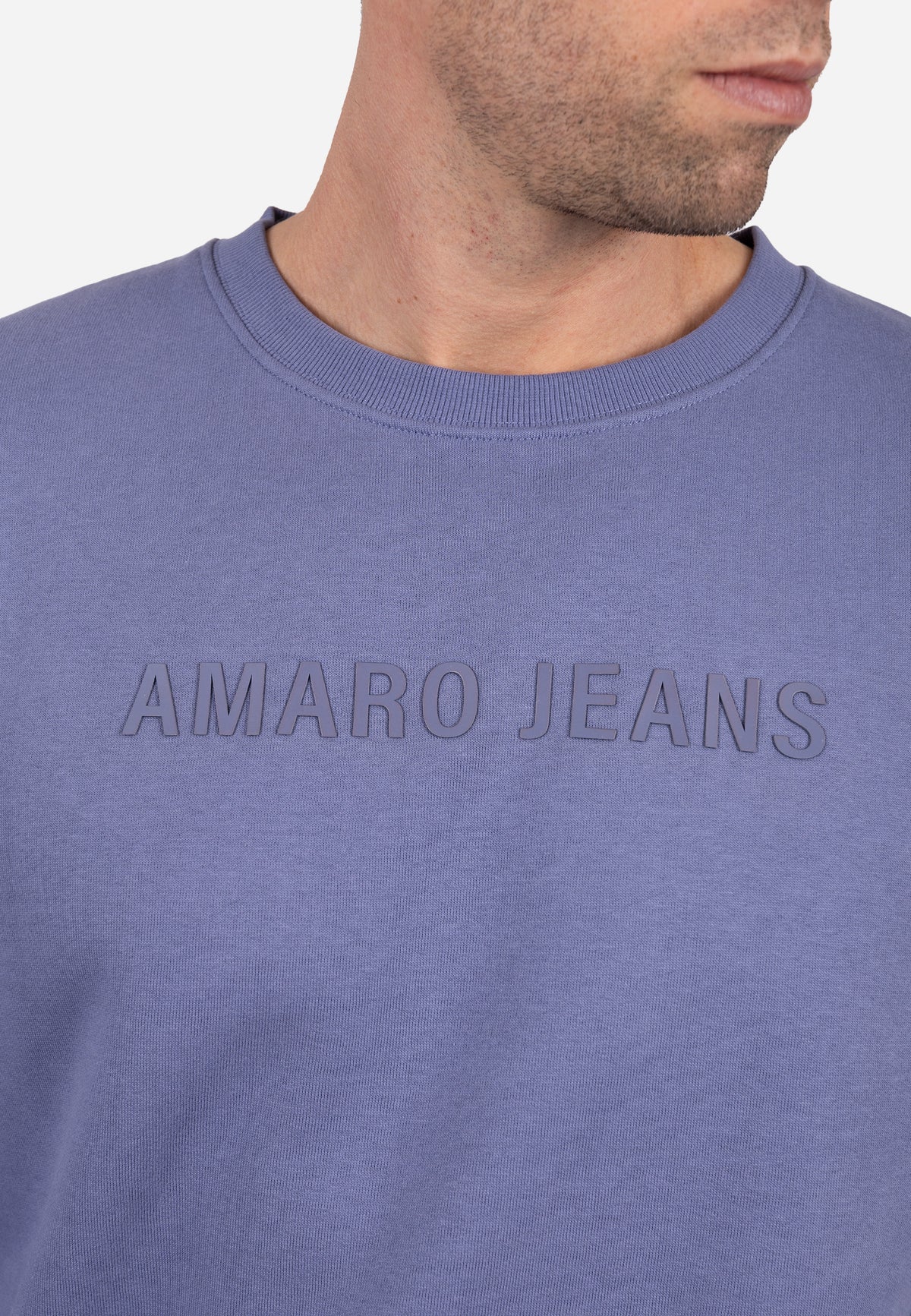Sudadera Indigo con Bordado AMARO JEANS