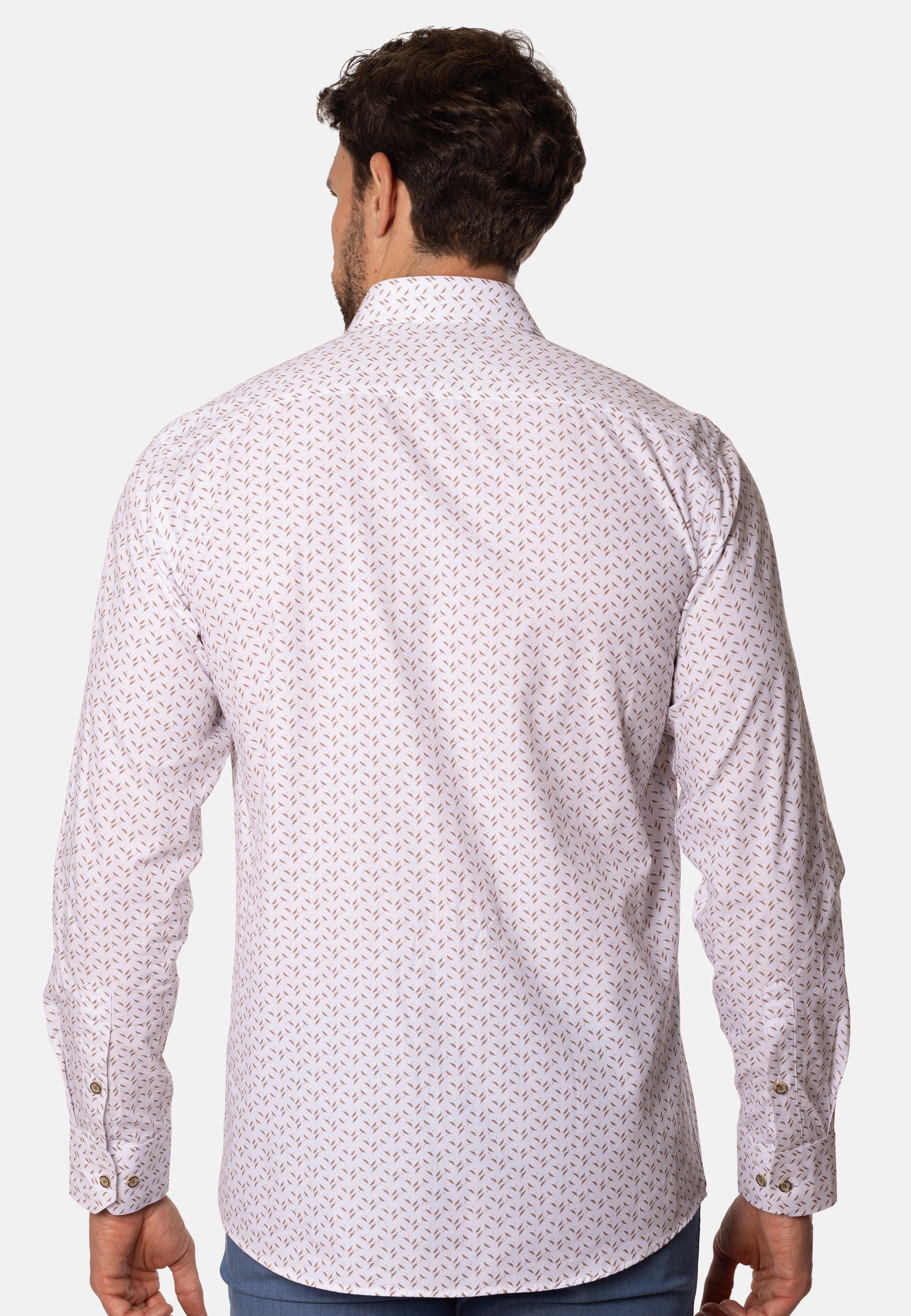Camisa Espiga Camel Leaf