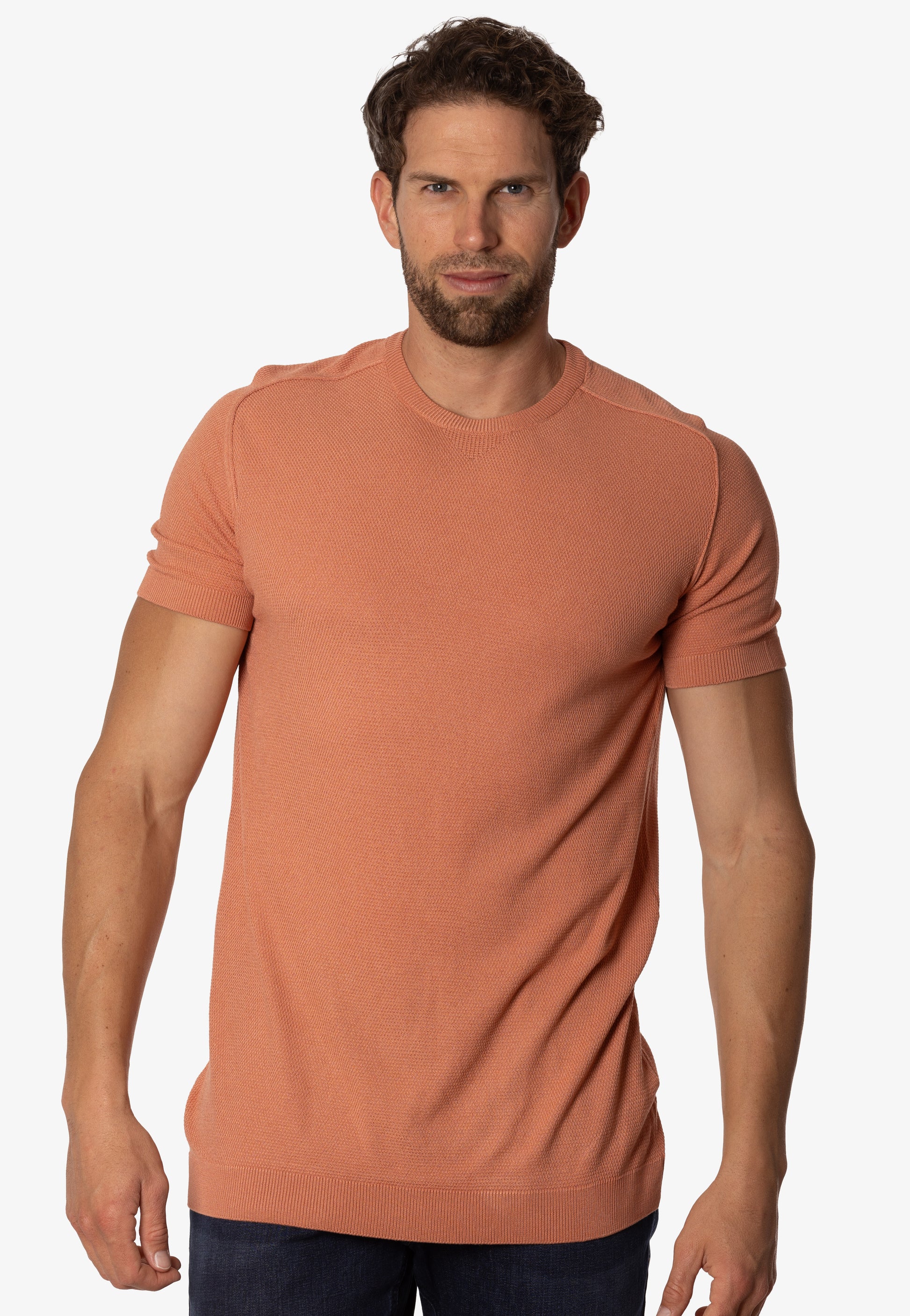 Camiseta de punto slim fit Essentials caldera