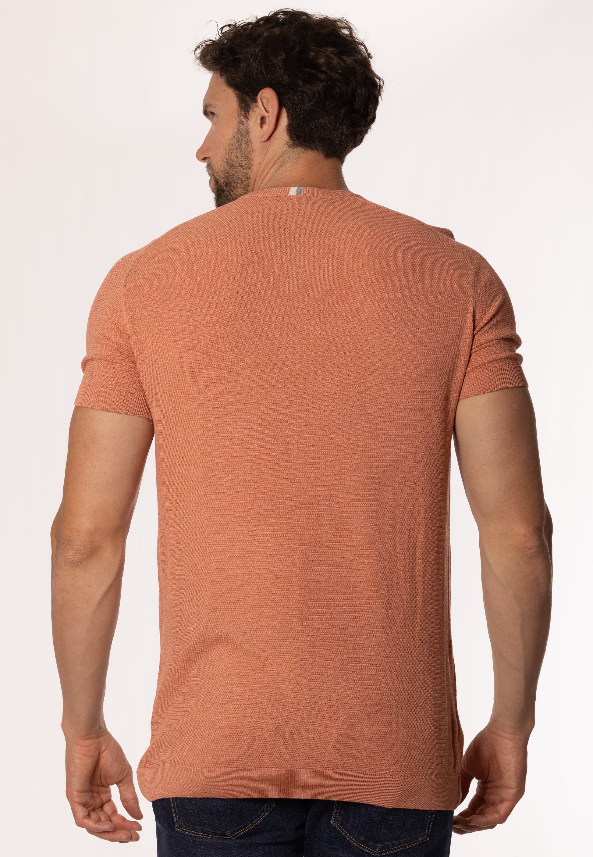 Camiseta de punto slim fit Essentials caldera