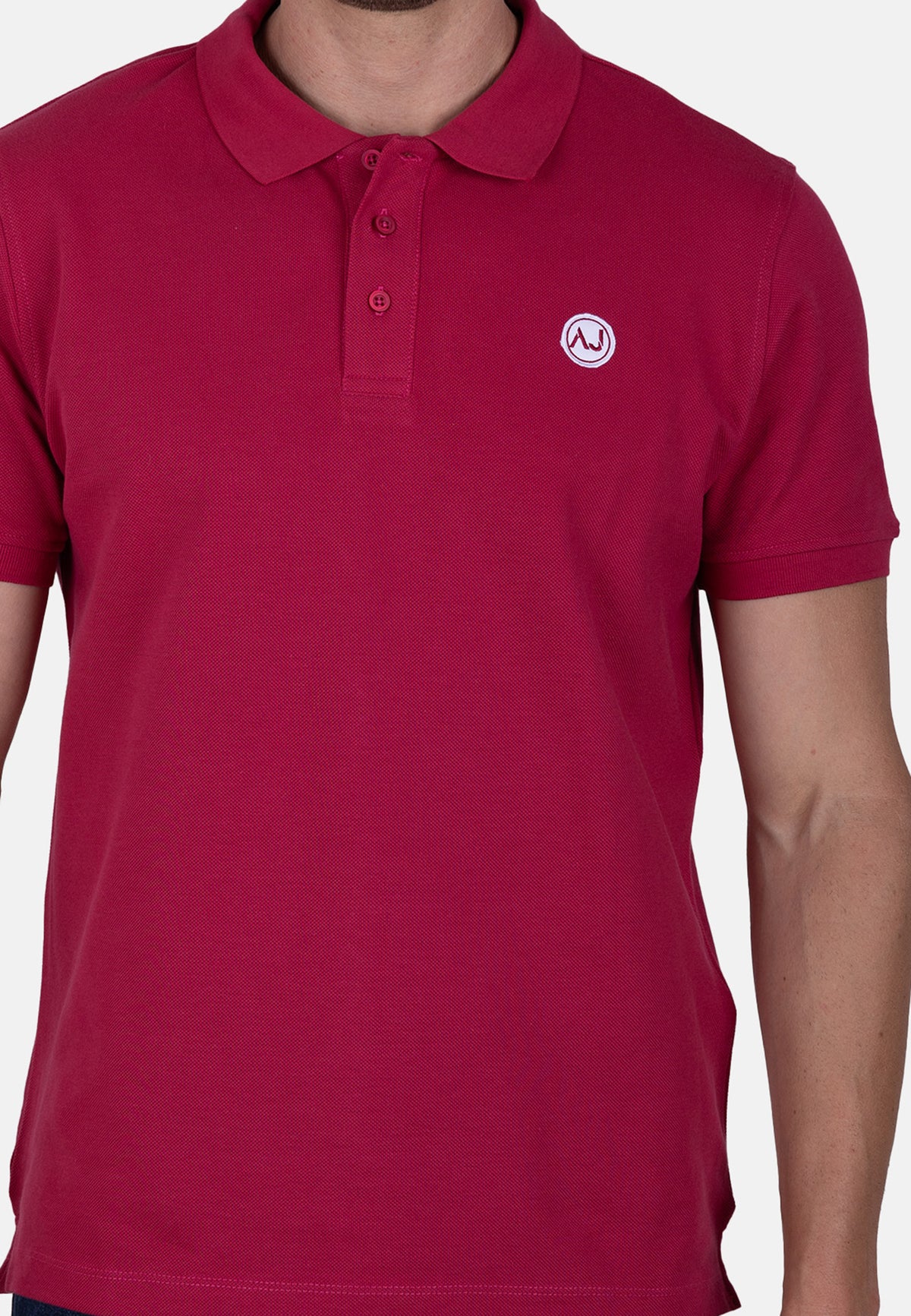 Polo buganvilla de algodón orgánico para hombre